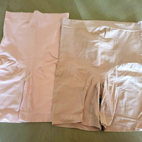 2 pair Rhonda Shear High Waist Smoothing Long Leg Panty 9815 – Size XL - Picture 2 of 5